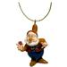 Happy Holding Gem Dwarf PVC 3 Ornament Charm Figure Figurine Snow White Dangler