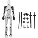 T13 Action Figure 3D Printed Multi-Jointed Movable N13 Action Figure Lucky 13 Action Figure 13 Action Figure Dummy 13 Action Figure Desktop Decorations for Action Figures Easter Gifts for Kids