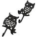 Heavy Duty Clothes Hanger 2 Pcs Decoration for Bedroom Umbrella Hanging Hook Punch Design Retro Cast Wall 2pcs (fat + Thin) up Office