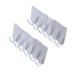 Stainless Steel Hanger Hook Adhesive Hooks Wall Para Colgar Bolsos up 12 Pcs