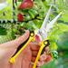 PRINxy Fruit Tree Scissors Pruning Scissors Pruning Branches Powerful Pruning Scissors Gardening Scissors Flower Garden Fruit Picking Scissors Yellow