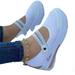 2022 Mesh Breathable Woman Tennis Shoes Canvas Shoe Female Casual Shoes Ladies Sport Shoes Platform Sneaker Hollow Out Shoes White 38