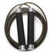 Weighted Jump Rope Adjustable Length and Ball Bearings for Boxing Muay Thai Training Fitness - sliver