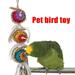 Leylayray Pet Bird Toy - Bird Parrot Toys Hanging Bell Pet Bird Cage Swing Toy Hanging Toy For Small Periets Cockatiels Toy Pet Bird