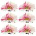 Hair Pin Clip 12 Pcs Artificial Flower Floral Barrettes SUNFLOWER Side Accessories Cloth Flowers Alloy Vacation Women s