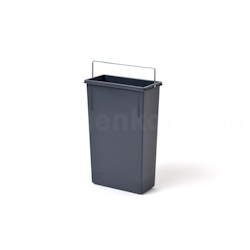 Hailo Inneneimer 1082479 dunkelgrau 7 Liter 226 x 115 x 340 mm mit Henkel Image