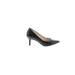 Cole Haan Heels: Slip On Kitten Heel Minimalist Black Print Shoes - Women's Size 6 1/2 - Pointed Toe