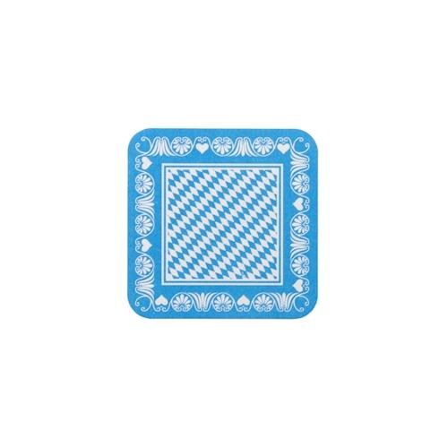 Sovie HORECA Bierdeckel Bayerische Raute Bavaria Blau - Rot, 9,3 x 9,3 cm, 100 Stück