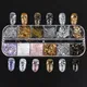 Aurora Crystal Opal Powder Nail Glitter Dust Charm Aluminium Foil Nail Flakes Slice Rotterdam