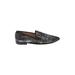 Jon Josef Flats: Slip-on Chunky Heel Glamorous Gray Shoes - Women's Size 6 1/2 - Almond Toe