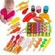 Ensemble de jouets de cuisine pour barbecue jouets interactifs faux accessoires alimentaires jeu