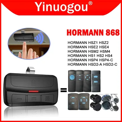 HORMANN 868MHz Télécommande Pour HORMANN HSM2 HSM4 HSE2 HSE4 HS1 HS2 HS4 HSZ1 HSZ2 HSP4 HSD2 Porte