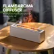 KINSCOTER Diffuseur d'Arôme à Flamme Humidificateur d'Air Ultrasonique Créateur de Brume Fraîche