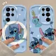 Coque en silicone souple Disney Cartoon Stitch pour Samsung Galaxy 3D Wave A54 A34 A14 A24
