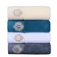 Inyahome-Ensemble de serviettes blanches en coton biologique 100% coton biologique grand ensemble