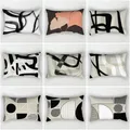 Taie d'oreiller décorative pour canapé housse de coussin nordique motif géométrique créatif