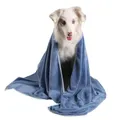 Serviette en microcarence pour animaux de compagnie serviette de bain pour chien fournitures de