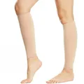 Manchons de compression de mollet gradués support de mollet chaussettes sans pieds varices