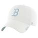 Women's '47 White Boston Red Sox Ballpark Clean Up Adjustable Hat
