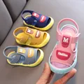 Sandales à velcro pour bébés garçons et filles chaussures d'été ouvertes pour nourrissons