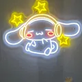 Enseigne au néon Anime pour enfants USB 62 art japonais décor de chambre salle de jeux mur