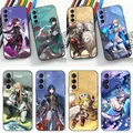 Coque de téléphone Game Honkai Star Rail Kafka pour Samsung étui en silicone souple noir Galaxy