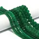 Perles Rondes en Calcédoine Vert Foncé de 4 6 8 10 et 12mm Pierres Naturelles pour Bijoux