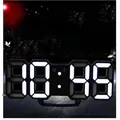 Horloge murale numérique créative 3D stéréoscopique réveil électronique horloges LED de table