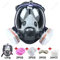 Masque à Gaz Chimique 6800 en Silicone Anti-Poussière Peinture de Pulvérisation de Pesticides