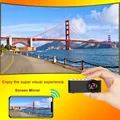 YT100-Mini Projecteur Sans Fil HD1080P Vidéo Mobile Wifi Home Cinéma Portable Intelligent Même