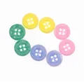 Boutons de couture ronds en résine 50 pièces pour Scrapbooking marbré 2 trous mixtes boutons