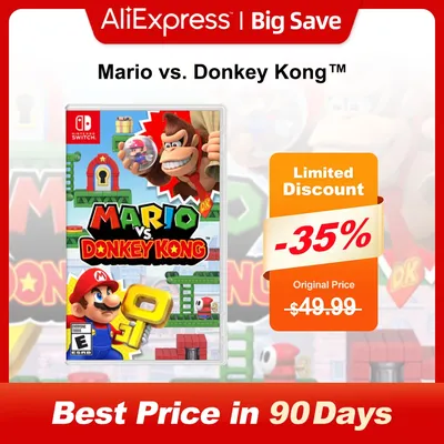 Offres de jeux Mario vs. Donkey Kong Nintendo Switch carte de jeu fongique officielle prise en