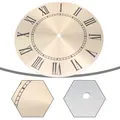 Artware-Cadran d'Horloge en Aluminium localité de Remplacement pour Bricolage Horloges Murales de