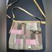 Coach Bags | Coach Y2k Pink Leather Patchwork Shoulder Bag F13723 | Color: Cream/Pink | Size: Os