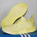 Adidas Shoes | Adidas Originals Nmd_r1 Pulse Yellow Running Shoes Womens 10 | Color: White/Yellow | Size: 10