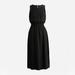 J. Crew Dresses | J.Crew Cinched-Waist Cupro Midi Dress | Color: Black | Size: M