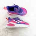 Adidas Shoes | Adidas Toddler Girls 5 Pink Purple Fortarun Elastic Lace Shoes Sneakers | Color: Pink/Purple | Size: 5bb