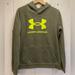 Under Armour Shirts & Tops | Boy’s Under Armour Hoodie | Color: Green/Yellow | Size: Xlb