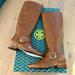 Tory Burch Shoes | New Tory Burch Sophia Tall Riding Boot Brown Size 7 | Color: Brown/Tan | Size: 7