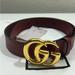 Gucci Accessories | Gucci Marmont Gg Buckle Belt | Color: Red | Size: Os