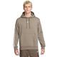 Nike Mens Hooded Long Sleeve Top Sportswear, Olive Grey/Enigma Stone/White, DM4676-040, M