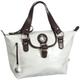 Tommy Hilfiger EMILY II SMALL EW TOTE BW56915658, Damen Shopper, Weiss (WHITE 100), 36x11x20 cm (B x H x T)