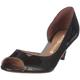 Buffalo London Damen 16434-700 PATENT PU Pumps, Schwarz/Black 01