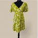 Jessica Simpson Dresses | Jessica Simpson Mini Green Dress A-Line | Color: Green/White | Size: M