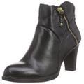 s.Oliver Damen 25339 Kurzschaft Stiefel, Schwarz (Black Leather 003), 38