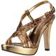 Buffalo 9584-438 metalic croco metal bronze 09, Damen Sandalen/Fashion-Sandalen, gold, (bronze 09), EU 38