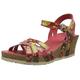 Panama Jack Vera, Damen Plateau Sandalen, Rot (Tile), 37 EU