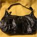 Coach Bags | Coach F19282 Signature Stitched Patent Leather Shoulder Bag | Color: Black | Size: Os