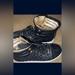 Michael Kors Shoes | Michael Kors High Tops | Color: Black/Gold | Size: 6