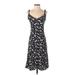 Billabong Casual Dress - Slip dress: Black Floral Dresses - Women's Size X-Small